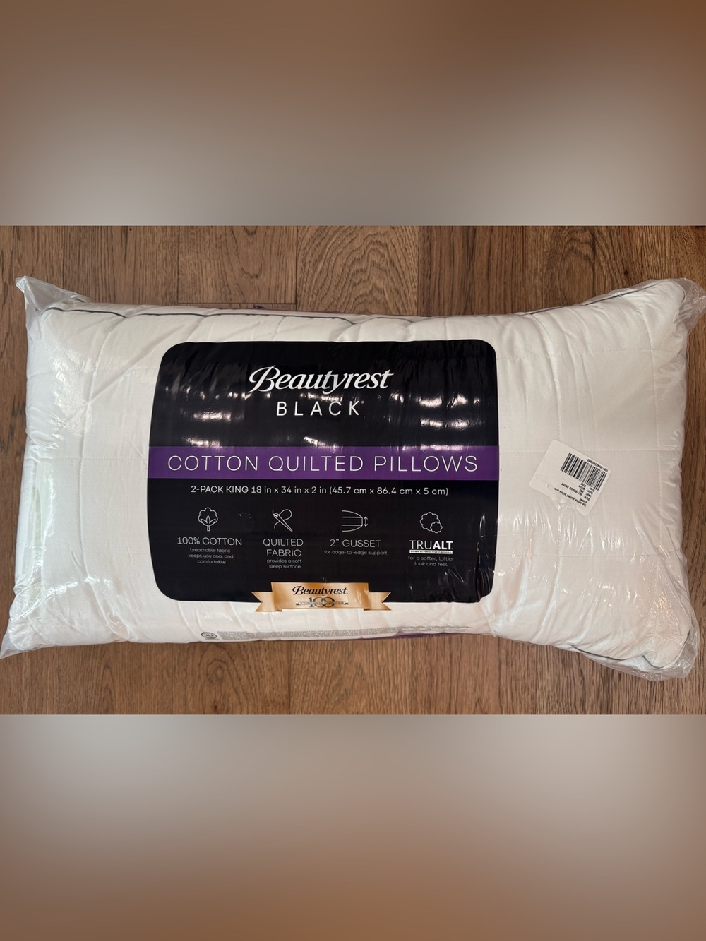 🎉LAST CHANCE🎉BEAUTYREST BLACK
2pk Luxurious Down Alternative Pillows